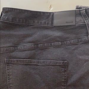 Madewell High Rise Skinny Black Jeans